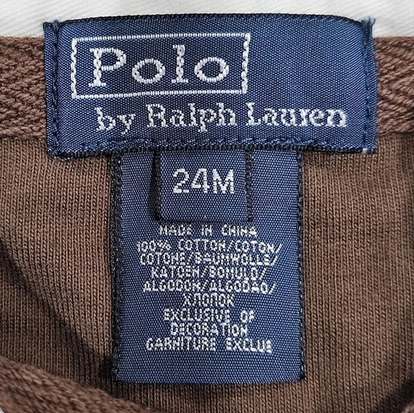Polo by Ralph Lauren Signature Embroidered Big Pony Long Sleeve Pull Over, NWT - Picture 5 of 6